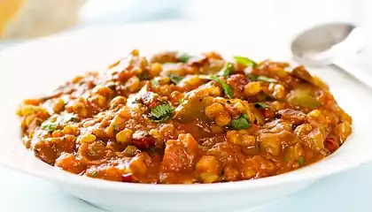 Kidney Bean and Barley Chili