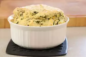 Beet Green Souffle