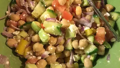 Chickpea, Avocado and Feta Salad