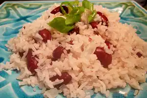 Simple Jamaican Rice and Peas