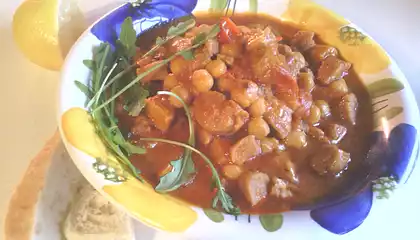 Chickpea Stew Vegan Style