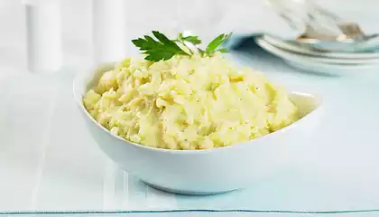 Quick Roasted Garlic Maple Mashed Potatoes