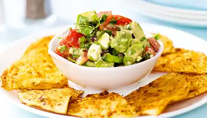 Avocado Feta Salsa - Superbowl