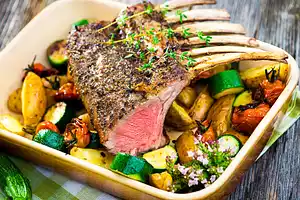 Roasted Rack of Lamb