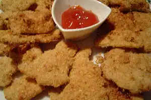 Baked Parmesan Chicken Fingers (Low Fat)