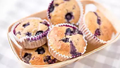 Diabetic Blueberry Muffins