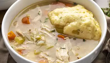 Leftover Chicken and Dumpling Casserole