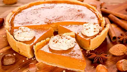 Delicious Thanksging Pumpkin Pie