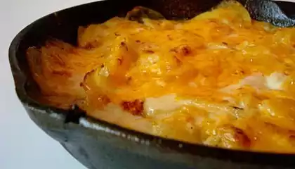 Chedder Scalloped Potatoes