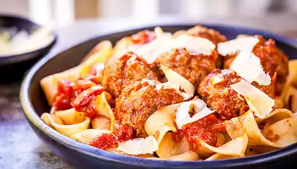 Italian Meatballs-Pasta Machine