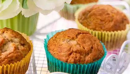 Alice's Banana Oat Bran Muffins