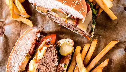 Garlic Curry Burgers 