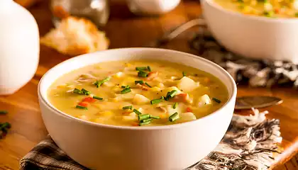 Delicious August Corn Chowder