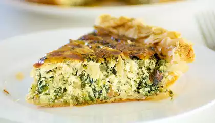 Italian Spinach Ricotta Quiche