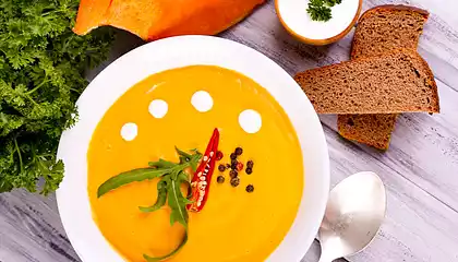 Pumpkin and Coconut Cream Soup