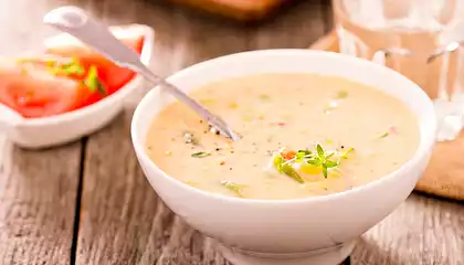 Comfy Corn and Potato Chowder