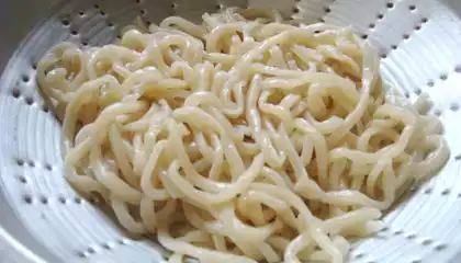 Homemade Noodles Snack