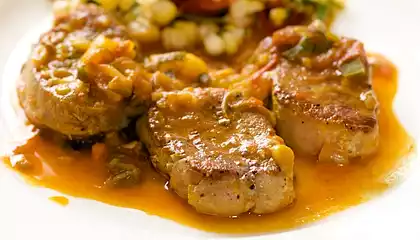 Sauteed Pork Tenderloin Medallions